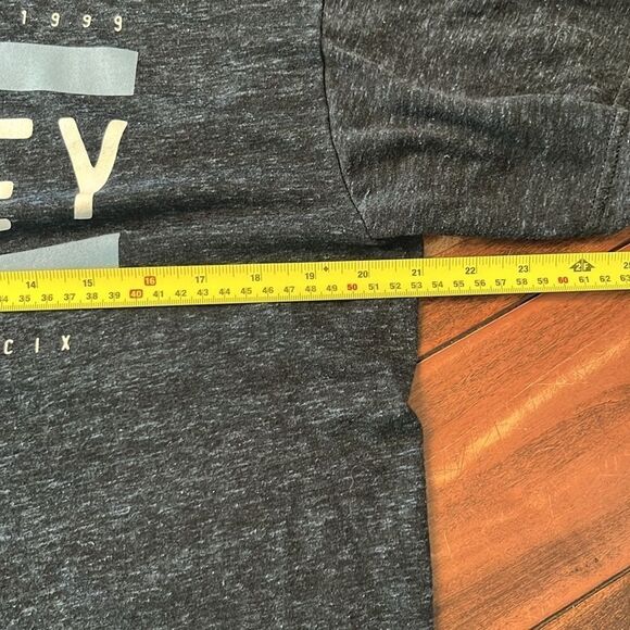 Hurley Lightweight Logo T-shirt Heathered Blue Medium - Picture 8 of 8